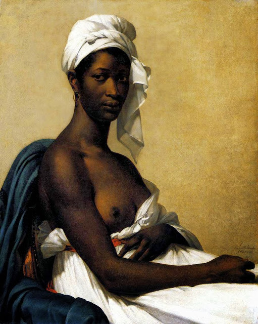 마리-기유민 브누아, '흑인여자의 초상'(1800), 루브르 박물관 소장