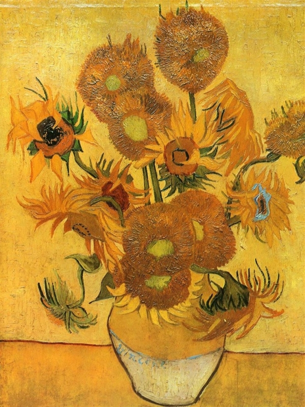 * 해바라기 열다섯 송이(Vase with Fifteen Sunflowers,1888년), V.W. van Gogh, Google