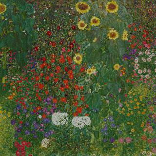 * 꽃이 있는 농장 정원(Farm Garden with Flowers, 1905년~1906년), G.Klimt, Google