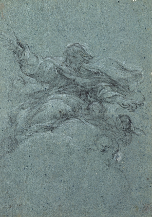 Study of God the Father (1647), Pietro da Cortona (Italian, 1596-1669)