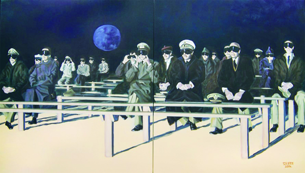 게르하르트 실버-「폭탄 감시자들 II」, 2014
