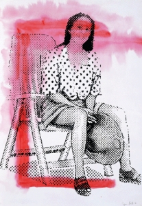 시그마 폴케, . 종이에 구아슈, 1996