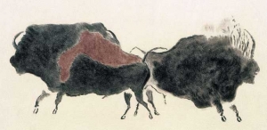 앞으로 이 글에서 등장할 그림들은 모리스 타옹(Maurice Thaon)의 작품들이다.
그는 1941-1942년 무렵에 라스코 동굴벽화의 투사도를 처음으로 뜬 동시에 고무수채화법과 파스텔로 그림을 그리고는 작품들을 사진에다 담았다.