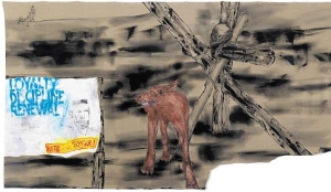 LEON GOLUB. &#8211; &#171; Bite Your Tongue &#187; (Mords ta langue), 2011