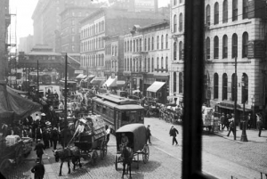 시카고 스테이트 거리의 1912년 풍경