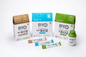 CJ제일제당 김치유산균 전문 브랜드 'BYO 유산균' 누적 매출이 1000억원을 돌파했다.