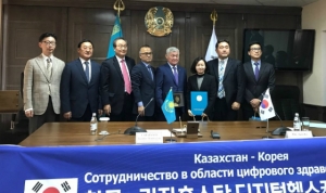 KT가 모바일로 질환을 진단할 수 있는 '디지털헬스케어 솔루션과 플랫폼'을 카자흐스탄 10개 병원에 구축했다.