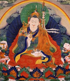 파드마삼바바의 모습을 그린 그림