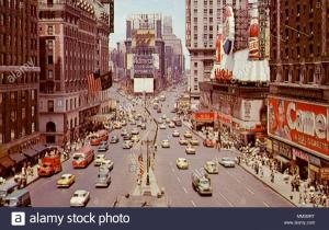 Times Square. New York City. 1960 (출처-alamy.com)