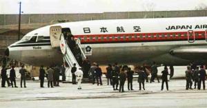 1970년 3월 일본적군파의 요도호 납치사건(출처: 매일신문)