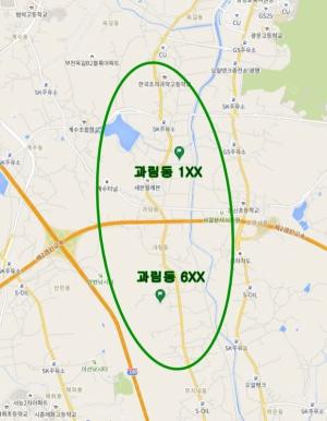 광명·시흥 신도시 지구 내 의혹이 제기된 토지 지번 위치 /출처=참여연대
