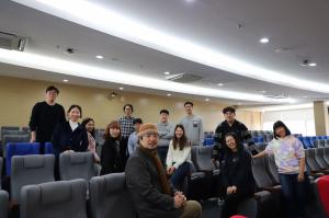 뉴딘파스텔이 운영하고 있는 장애인 직업합창단 '골프존파스텔합창단' 단체 사진.