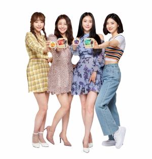 덴마크 요거밀’ 모델 걸그룹 브레이브 걸스 / 출처=동원그룹