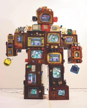 &lt;TV는 키치다&gt;, 1998 - 백남준