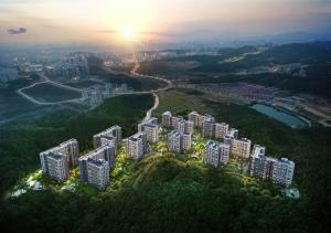 e편한세상 동탄 파크아너스는 조감도 / 출처=DL이앤씨