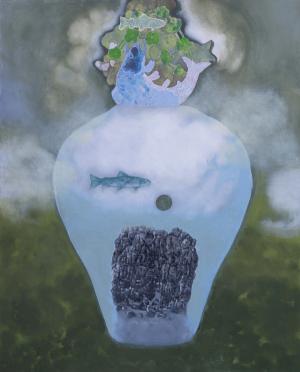 Chang-Yeol Kang. Open Time. Oil on canvas. 53*45cm