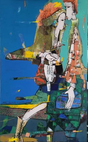 Mother and daughter_60M_130.3x80.3_2023