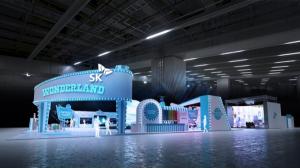 '국제전자제품박람회(CES)' 2024 SK그룹관 조감도 / 사진=sk제공