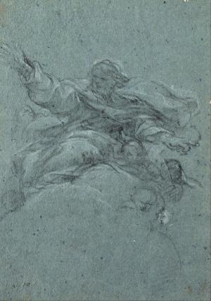 Study of God the Father (1647), Pietro da Cortona (Italian, 1596-1669)