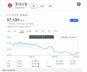 롯데유통 주식현황