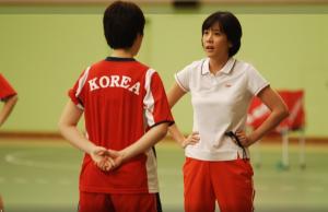 '우생순'의 김혜경 감독대행.