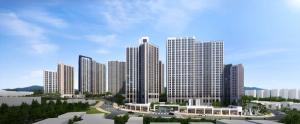 동문건설 ‘파주 문산역 3차 동문 디 이스트 센트럴’ 투시도 (출처=동문건설)