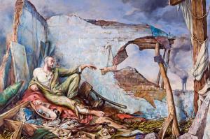 Samuel Bak, "Creation of Wartime III," 127x190.5cm (1999-2008)