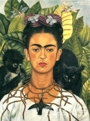 * 가시 목걸이를 한 자화상, 프리다 칼로(Frida Kahlo)