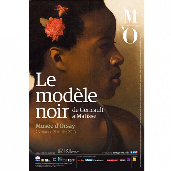 오르세 미술관 특별전 '흑인모델'의 포스터