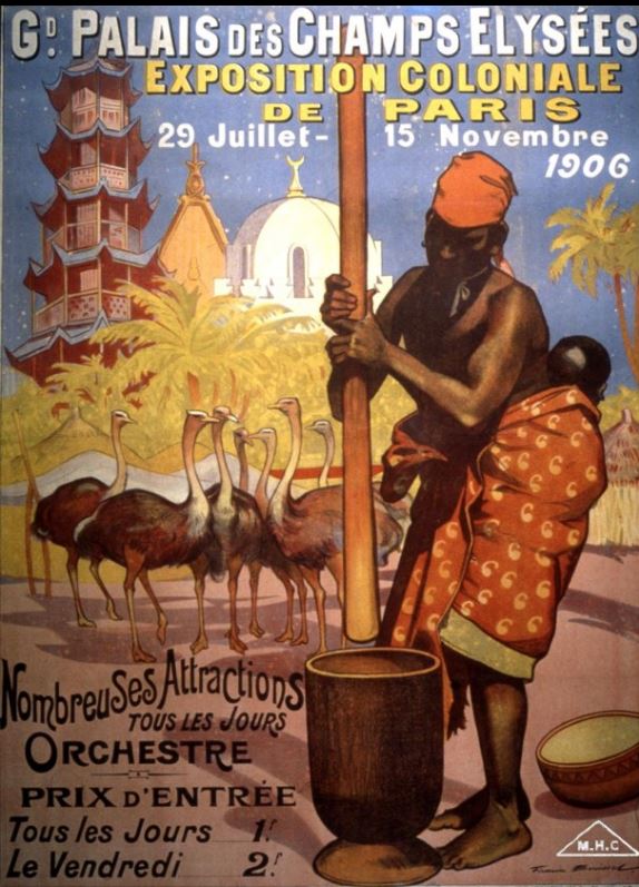 1906년 프랑스의 식민지 박람회 포스터