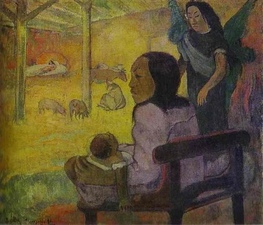 * Baby(Nativity Of Tahitian Christ);Paul Gauguin,1896년,Google