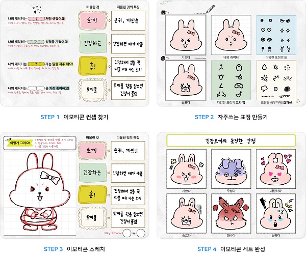 창의적인 캐릭터 제작을 도와주고 카카오이모티콘 등록 사이즈 편집 서비스를 제공한다