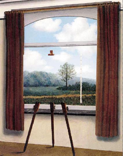 * 인간의 조건(La condition humaine), 르네 마그리트(R.Magritte)